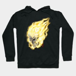 Burning skull Hoodie